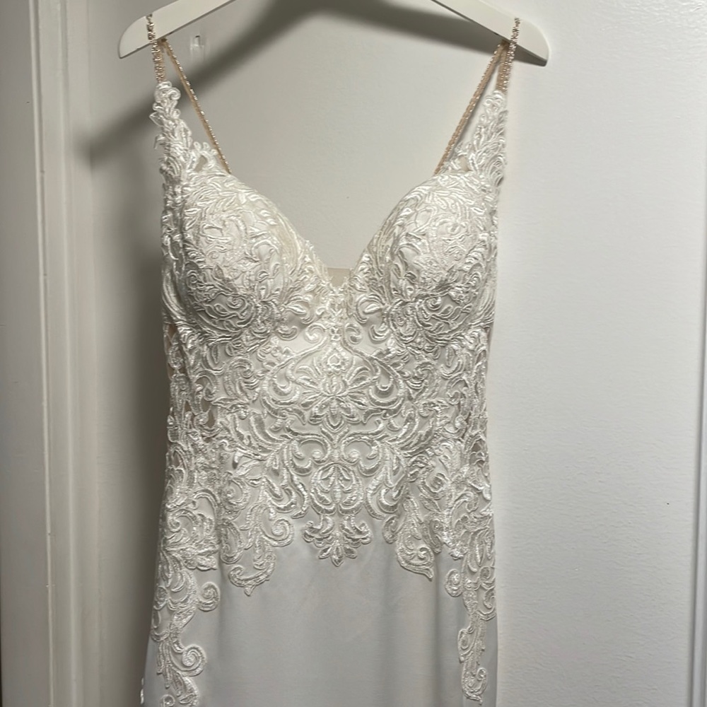 Stella york style no:6586 ivory wedding dress usa size 12